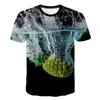 Herr t shirts s män/kvinnor mode sommar 2023 tees streetwear fruits toppar tecknad ananas tryck rund hals kort ärm t-shirt