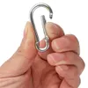 10 Pack Aluminum Alloy Safety Buckle Keychain Carabiner Camping Carabiner Hook Outdoor Sports Key Ring Tool