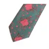 Bow Ties Design Men's Classic Business Tie Wysokiej jakości kwiatowy Jacquard o szerokości 8 cm dla mężczyzn imprezowy krawat moda formalna