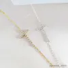 Enkelbanden Vrouwelijke Zirkoon Kruis Hanger Enkelband Mode Kristal Voet Ketting Sieraden voor Vrouwen Zomer Strand Feestaccessoire R231125