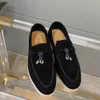 Modeontwerper schoenen dames heren casual schoenen lp loafers mocassins kledingschoenen luxe lage suède platte loafers lage sneakers C112502