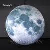 Фантастическая большая подвесная освещенная надувная лунная планета шариковая сфера сферы светодиодная супермун для украшения для вечеринок