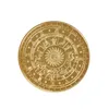 12 Constellations Gold Plated Physical Commemorative Coin Collectible Gift Antique Commemorative Coins Party Favor