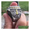 Bagues de cluster Real Po Clemson Tigers Final NCAA Championnat National Bague Fan Hommes Cadeau En Gros Drop 2023 Souvenir Drop Livraison Juif Dhfrs