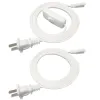 Belysningstillbehör Switch LED -ljusrörsutbyggnadsladdar T5/T8 Adapterlampor Kablar 1ft 2ft 3,3ft 4ft 5ft 6 ft 6,6ft 100 Pack