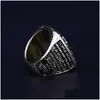 Anéis de cluster Hall of Fame Jerome Brown 99 American Football Team Champions Championship Ring com caixa de madeira Set Souvenir Fan Men Gif Dh2V3