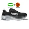 Sneakers bondi hoka 8 springa utomhusskor hokas en svart vit sport kol x2 clifton stötdämpning bärnstens