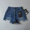 Kobiety damskie letnie dżinsowe spodenki dla kobiet czarne dżinsy szorty kobiety w trudnej sytuacji majer białe szorty dżinsowe rozryte Y2K Streetwear 230425