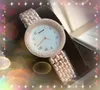 Montre de Luxe kwarc mody Watch Watche Pełny diamenty Pierścień Pierścień Designer Designer Drobna stal ze stali nierdzewnej Roman Number Diar Prezenty na rękę