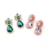 Ohrringe baumeln Madam Shining Pink Green Christmas Flash Deals Selling Jewelry