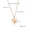 Pendant Necklaces Dainty Rose Gold Canadian Necklace In Stainless Steel Layering Jewelry Gift