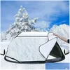 車のサンシェード147x70cm windsn er window sn Sunlight Ice Snow Dust Protector Drop Delivery Automobiles MotorcyclesインテリアアクセスOtyaw