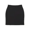 Skirts WERUERUYU Fashion Women Office Formal Pencil Skirt Spring Summer Elegant Slim Front Slit Midi Black/Red OL S 230424