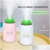 Essential Oils Diffusers Prickly Pear Usb Desktop Humidifier Office Bedroom Home Quiet Small Negative Ion Portable Air Purifier Y20011 Dhw90