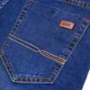 Herenbroeken Business Heren Jeans Casual Recht Stretch Mode Klassiek Blauw Zwart Werk Denim Broek Heren Merkkleding zln231125