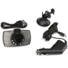 Caméra de voiture G30 2.4" Full HD 1080P Enregistreur vidéo DVR de voiture Dash Cam 120 degrés Grand angle Détection de mouvement Vision nocturne G-Sensor Double objectif avec boîte