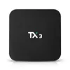 Amlogic S905X3 Android 9.0 TX3 4GB DDR3 RAM 64GB ROM TV Box Android TV Box 4K Ultra HD Ondersteuning 2.4G / 5.8G Dual WiFi BT 4.0 HD 2.1 USB 3.0 met h9