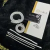 Moissanite Bracelets Customized Women Jewelry 10k 14k 18k Gold Charm Def/vvs Moissanite Lab Grown Diamond Tennis Bracelet