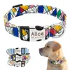 PetPals Nylon Leash and Collar Set w/ Engraved ID Tag - Reflective, Personalized for Small to Large Dogs