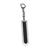 Porte-clés Anime Berserk Porte-clés Accessoires Black Swordsman Gus Chopping Sword Porte-clés Anneau Pour Hommes Cosplay WholesaleKeychains