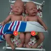 Dolls 6 "Micro Preemie Full Body Silicone Baby Doll" Anaya "و" Asher "LifeLike Mini Reborn Worn