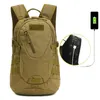 Outdoor Bags 20L sac à dos tactique sac de Camping randonnée sac à dos militaire Camouflage hommes voyage alpinisme Sports de plein air sac à bandoulière USB 231124