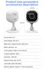 A3 1080P zewnętrzne kamery alarmowe wewnętrzne Wi -Fi inteligentna kamera bezprzewodowa zabezpieczenia domu P2P Kamera noktowi wizja wideo Mikro Mała kamera Wykrywanie mobilne głosowanie