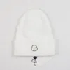 Top frete grátis designer de moda MONCLiR outono e inverno novo chapéu de lã de malha de luxo chapéu de malha site oficial versão 1:1 artesanato