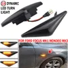 2 stück Led Dynamische Seite Marker Blinker Licht Sequentielle Blinker Licht Für Ford Mondeo MK3 2000-2006 Fokus MK1 1998-2004