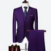 Mäns kostymer Blazers Wedding Suit Men Classical Business 3 Pieces Formell Korean Slims Suit Dress Tuxedo Groom 231124