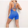 Yoga Jumpsuits Activewear for Women Sport Fitness Workout Gym Wear Workout Kläder Tight Active Pants Hollow Out Bodysuit