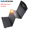 80W solpanel USB -plattan flexibel fällbar reselefladdare Portable Solar System Kit utomhus Kraftförsörjning Vattentät