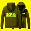 Sweats à capuche pour hommes Sweats Anime Fondation SCP Sweat à capuche Cardigan Manteau Procédures de confinement spéciales Noctilucent Jacket CoatMen's