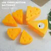 Night Lights Lovely Cheese LED Light Design Atmosphere Children's Bedroom Desktop Decorative Toy Gifts