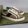 Designer Tennis 1977 Canvas Uomo Donna Sneaker Scarpe Italia Verde e rosso Web Stripe Suola in gomma Sneakers di lusso 40-46