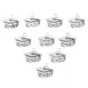 Charms 10st/20st Silver Color 2023 Graduation Cap Diplom Pendant Armband Halsband smycken SuppliesCharms