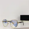 Nouveau design de mode lunettes de soleil en forme de papillon 6087 monture en métal style simple et élégant lunettes de protection uv400 extérieures haut de gamme