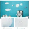 Pendant Lamps Room Decor Artificial Cloud Props Imitation Cotton 3D Diy Decorative Hanging Ornament Stage Wedding Party Show White