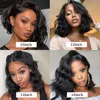 Lace Wigs Body Wave Korte Bob Front Menselijk Haar Braziliaanse Frontale 13x1 T Part Remy PrePlucked Voor zwarte Vrouwen