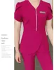 Women's T Shirts 2023 Women Wear Stylish Scrub Suits Uniform Pant Solid Color Unisex Operating