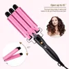 Curling Irons 20/32mm Hair Curler Triple Barrels Ceramic Hair Curling Iron Professional Hair Waver Tongs Styler Tools for All Hair Types 231124