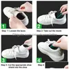 Części butów Akcesoria Buty przeciwniknięte pomarszczone fałdowanie palec nos