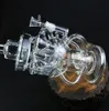 Nouveau design bongs en verre narguilés percolateur en verre conduite d'eau fumer bongs plate-forme pétrolière en verre shisha petit morceau