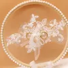 Other Event Party Supplies Ring Pillow White Wood Lace Round Holder Cushion Bearer Engagement Po Props Wedding Decor Proposal Marriage Ring Pillow 230425