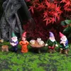 Christmas Decorations Creative Gnome Garden ornament Christmas craft Microlandscape elf decorations for a Gnome party 231124