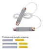 Jump Ropes Fitness Weighted Steel Wire Skiping Rope 2.8M Adjustable Speed Jump Rope With Bearing Training Kids Adult Gym Sports Exercise P230425