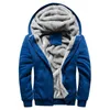 Men's Hoodies Sweatshirts Jacket Winter Thick Warm Fleece Zipper Coat Casual Tracksuit Sportwear Male M 5XL 231124