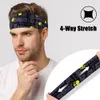 Schweißband Sport Elastische Stirnbänder Yoga Radfahren Laufen Fahrrad Tennis Fitnessstudio Fitness Haarbänder Bandage Schnelltrocknend Männer Frauen Kopftuch 230425