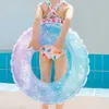 Gilet De Sauvetage Bouée Paillettes Ciel Étoilé Piscine Foats Anneau De Natation Enfants Adultes Gonflable Piscine Tube Flotteur Géant Garçons Fille Eau Fun Jouet Tours De Bain J230424