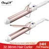 Curling Irons CKEYIN Profesjonalny LCD Digital Hair Curler Electric Curling Curling Narzędzia do włosów Curling Wand Ceramic Styl 32 mm 25mm 19mm 231124